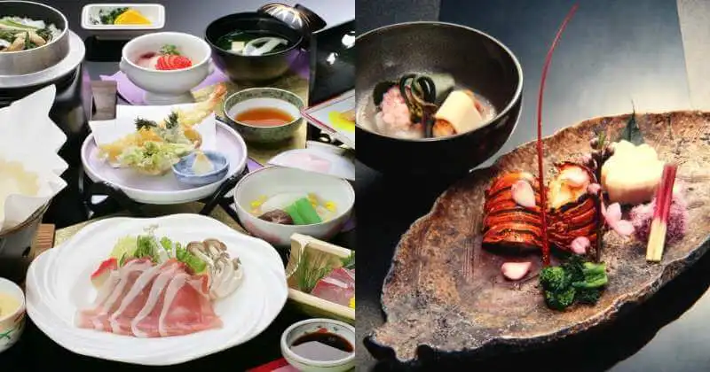 Signature dishes of kappo cuisine