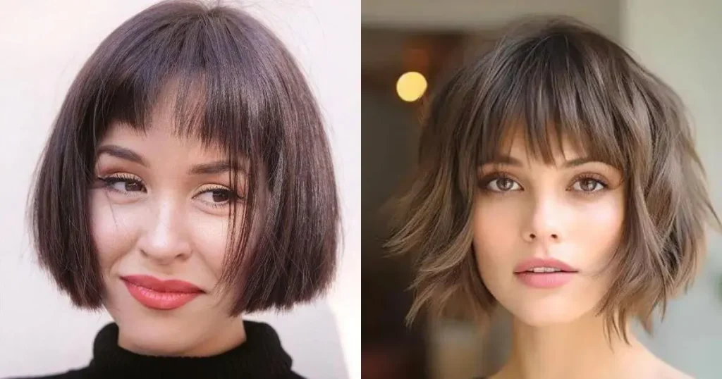 Styling Short Hair with Bangs