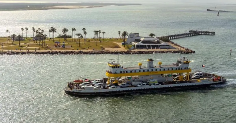 Bolivar ferry ride Crystal beach